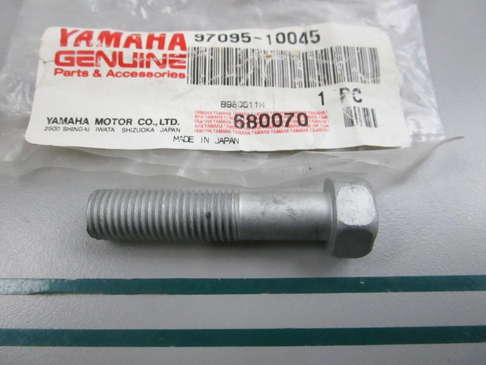 NEW OEM 97095-10045 Yamaha Bolt 0810