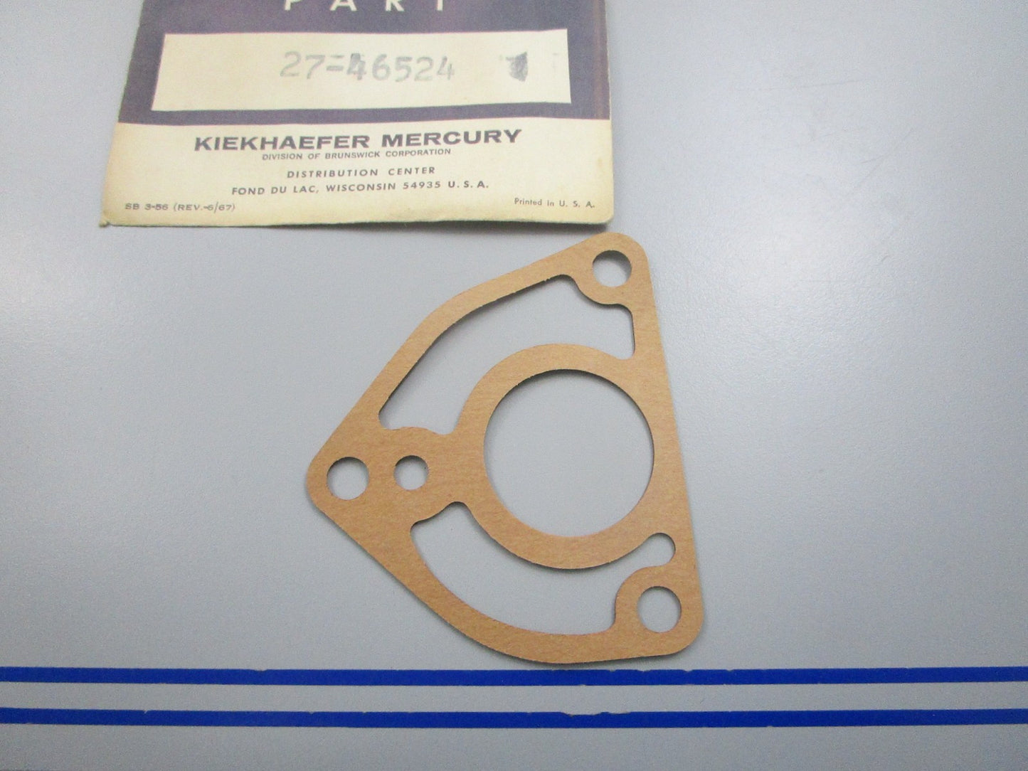 NEW OEM 27-46524 Mercury Quicksilver Gasket 0810