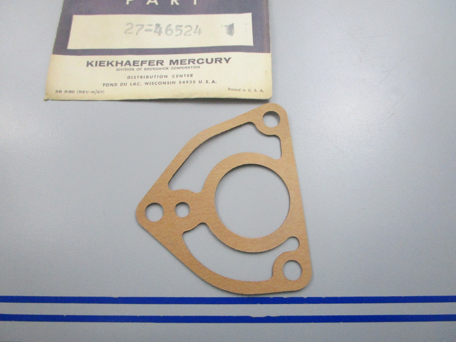 NEW OEM 27-46524 Mercury Quicksilver Gasket 0810