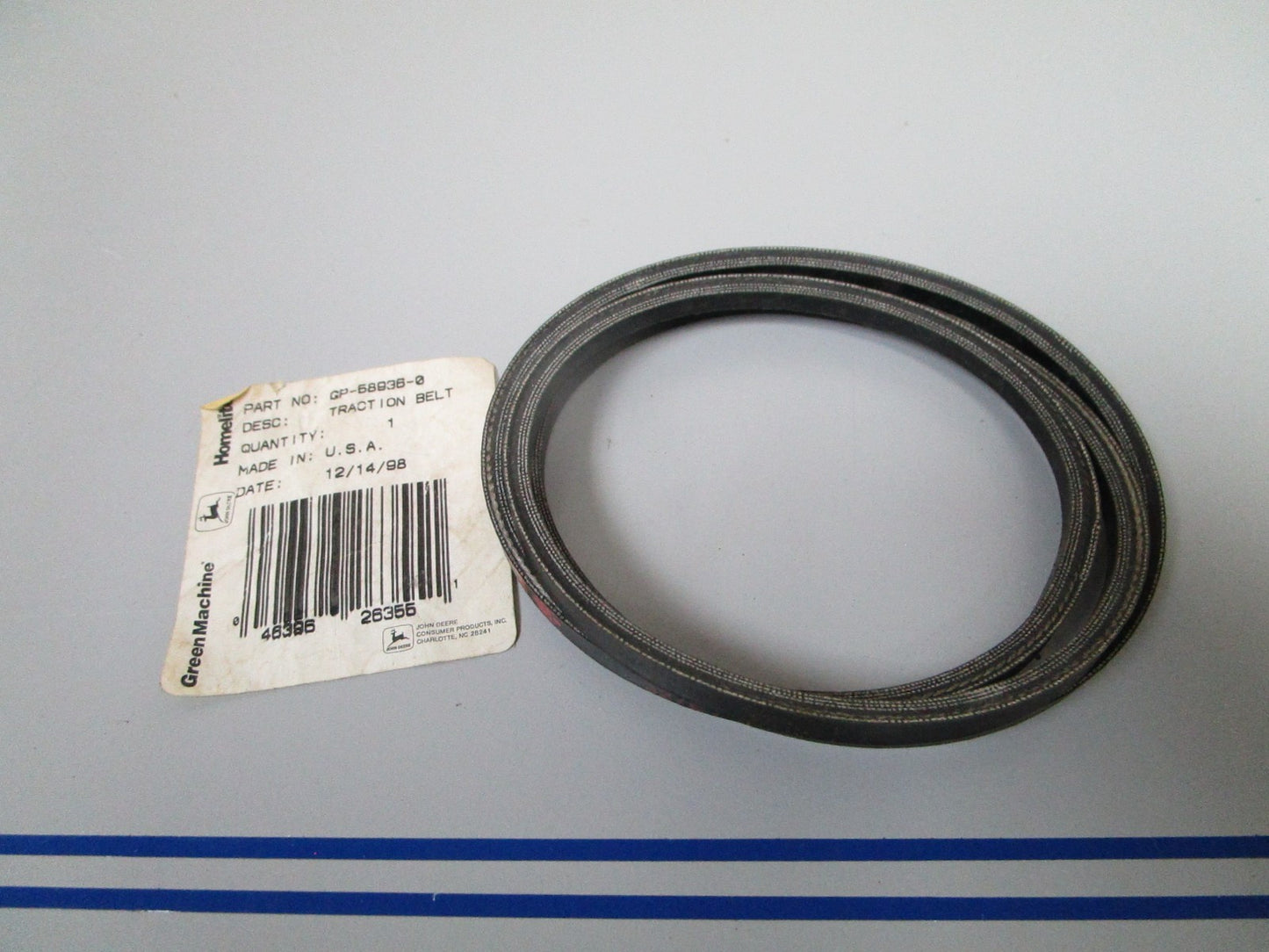 NEW OEM GP-58936-0 John Deere Homelite Traction Belt 0720