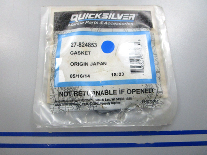 NEW OEM 27-824853 Mercury Quicksilver Gasket 0810