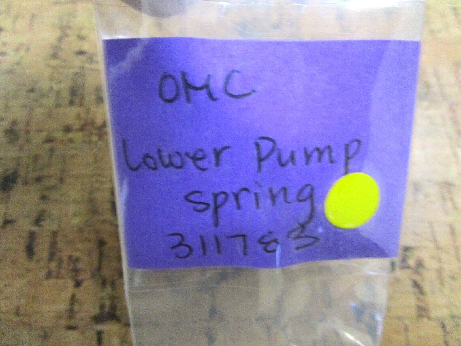 *NEW OEM* 0750 OMC Johnson Evinrude LOWER PUMP SPRING 311783 0311783