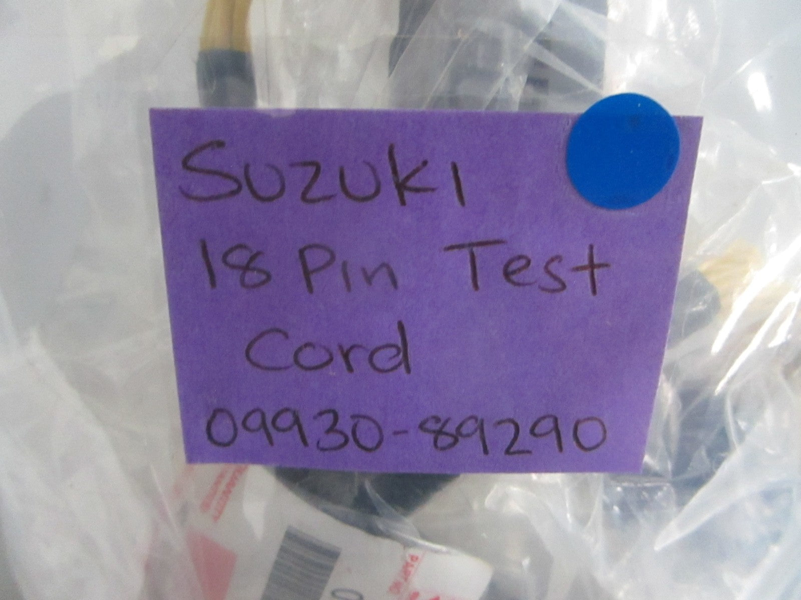 *NEW OEM* 0820 Suzuki 18 Pin Test Cord 09930-89290