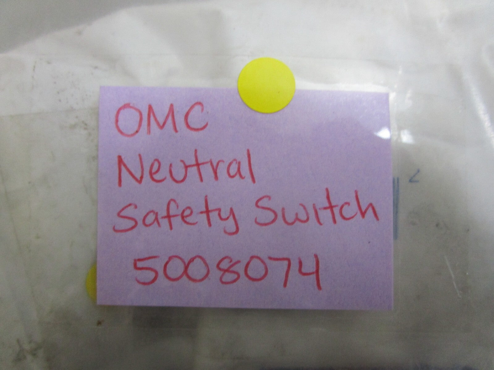 *NEW OEM* 0810 OMC Johnson Evinrude Neutral Safety Switch 5008074
