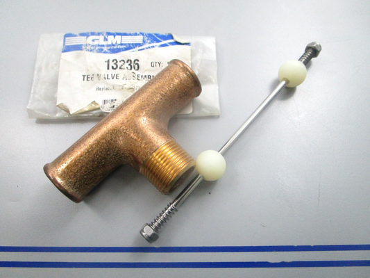 NEW GLM 13236 Replaces: 22-98477A2 Tee Valve Assembly 0810