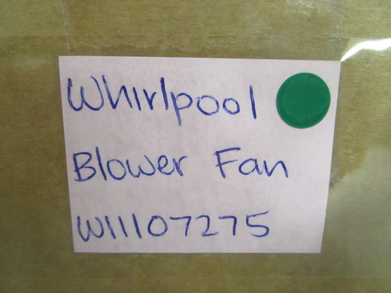 NEW OEM W11107275 Whirlpool Blower Fan 0820