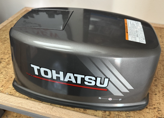 NEW OEM 3B2S675000 Tohatsu Two Stroke 8hp Top Cowl Hood Motor Cover Upper 0720