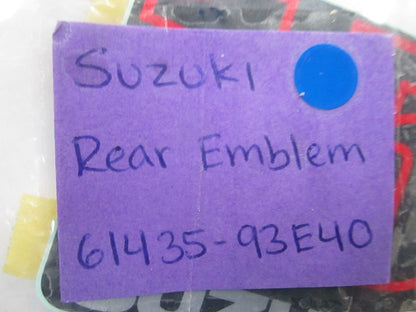 *NEW OEM* 0810 Suzuki Rear Emblem 61435-93E40