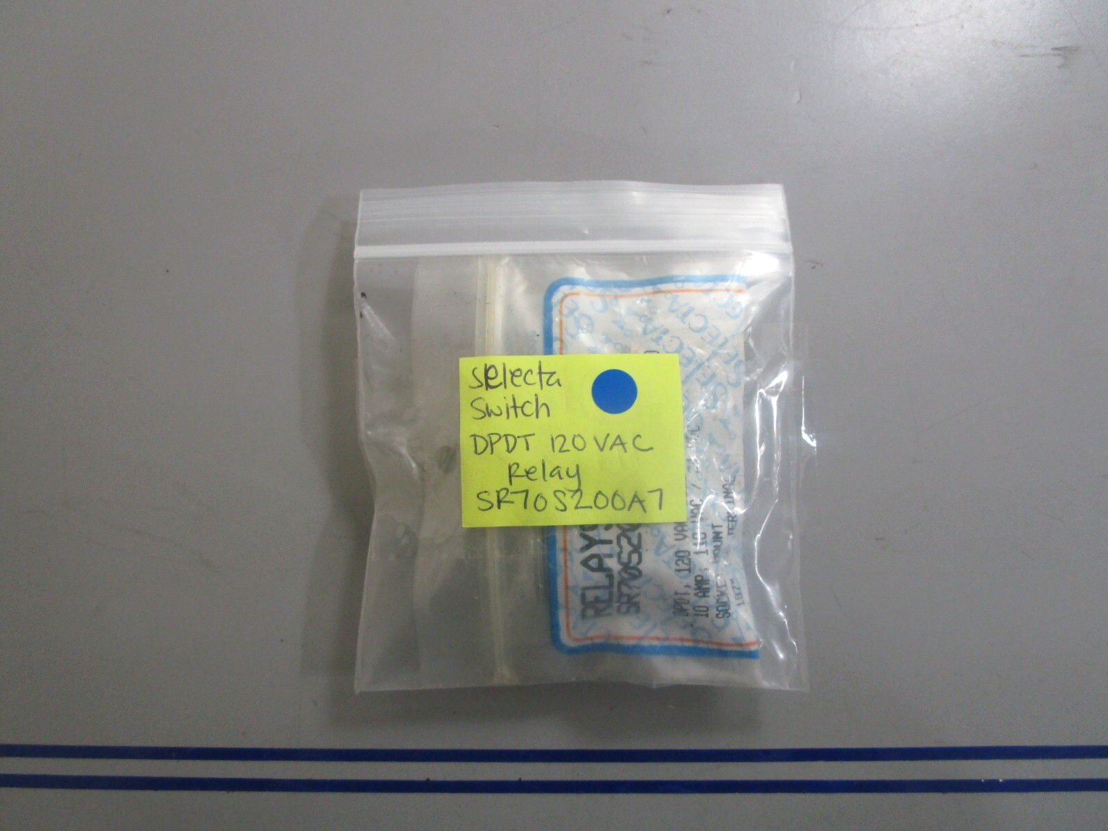 *NEW* 0810 Selecta Switch DPDT 120 VAC Relay SR70S200A7