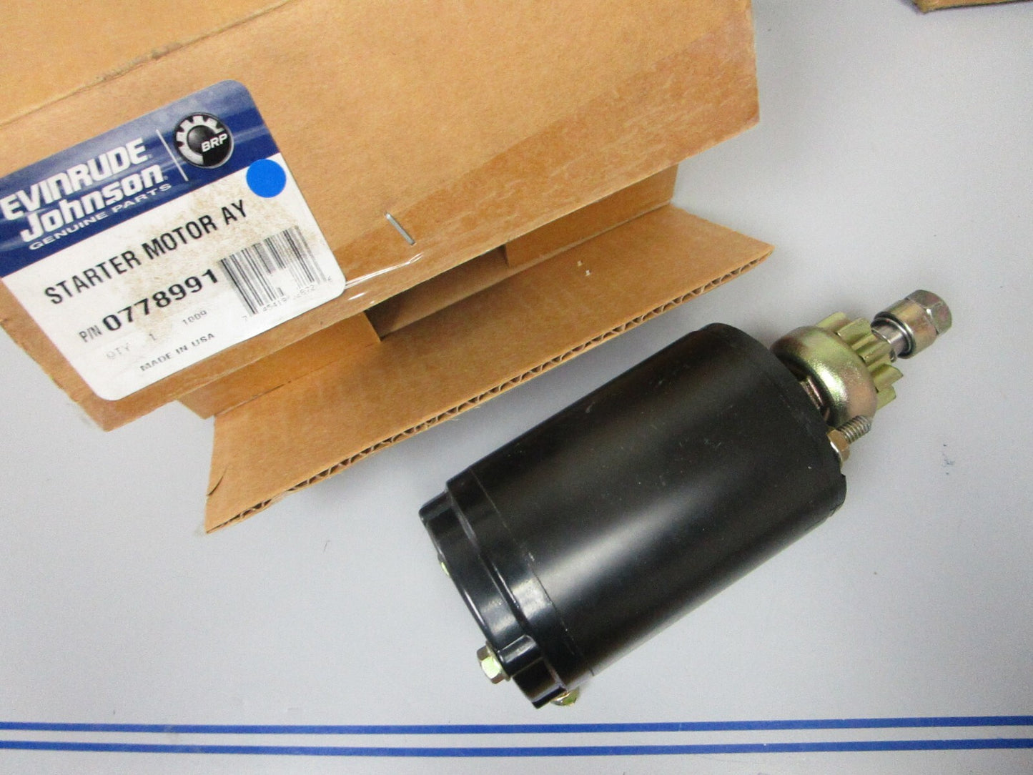 *NEW OEM* 0720 OMC Johnson Evinrude Starter Motor Assembly 778991 0778991