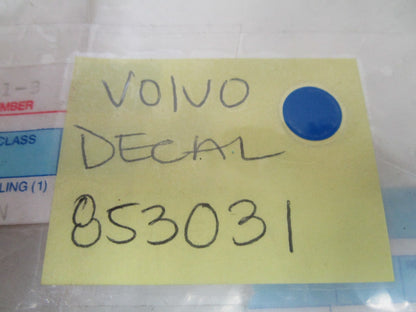 *NEW OEM* 0810 Volvo Penta Decal 853031