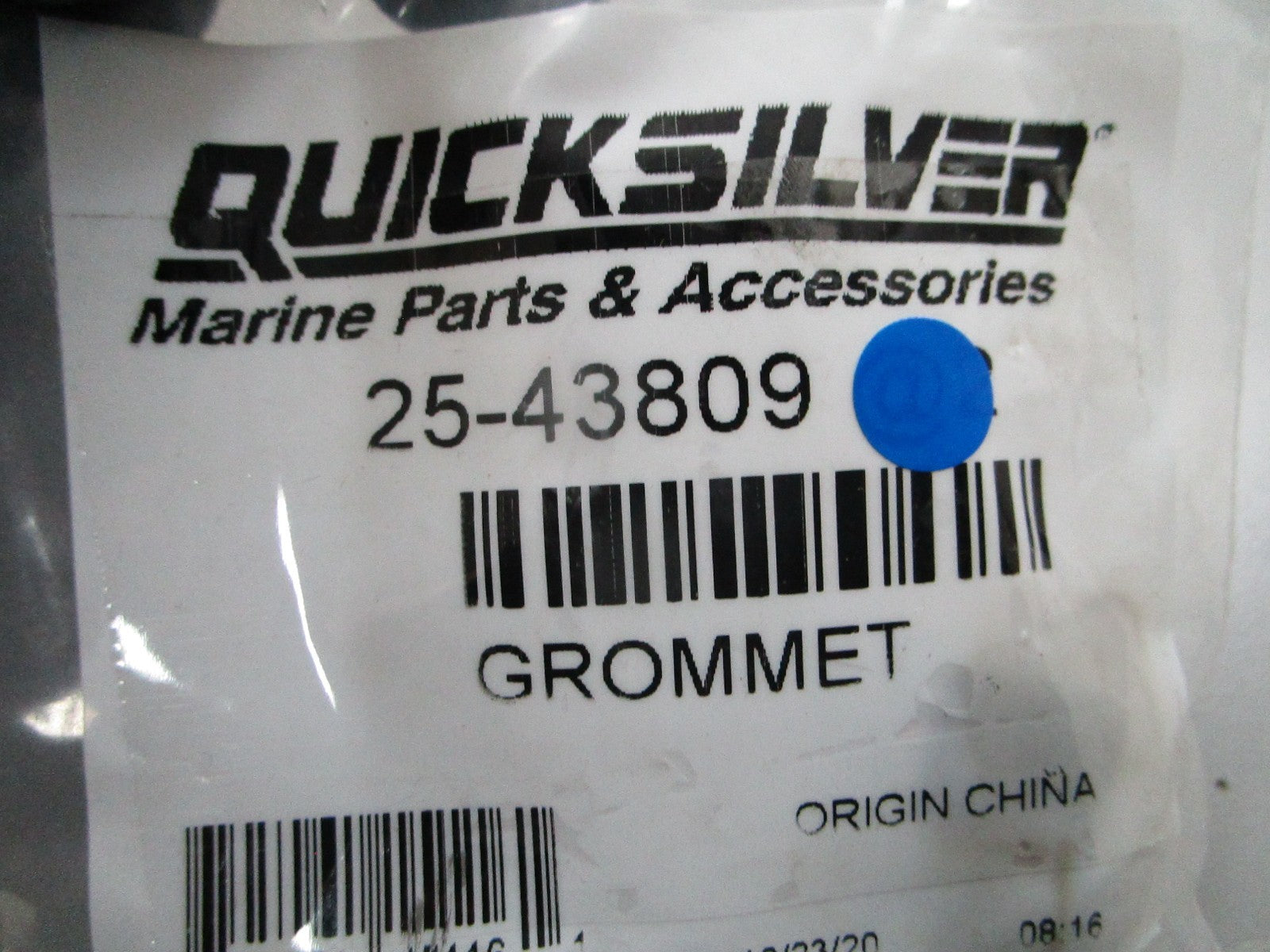 *NEW OEM* (LOT OF 2) 0840 Mercury Quicksilver Grommet 25-43809