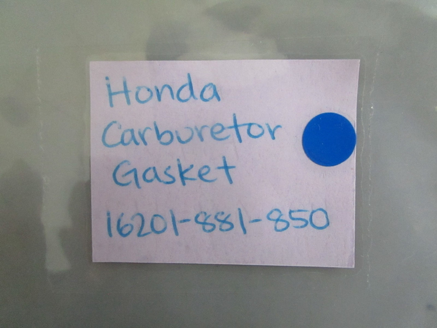 *NEW OEM* 0820 Honda Carburetor Gasket 16201-881-850
