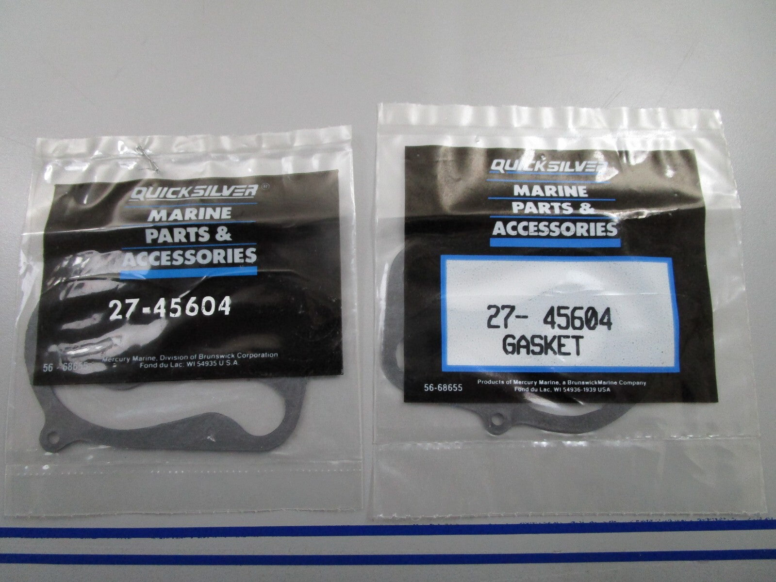 *NEW OEM* (LOT OF 2) 0810 Mercury Quicksilver Gasket 27-45604