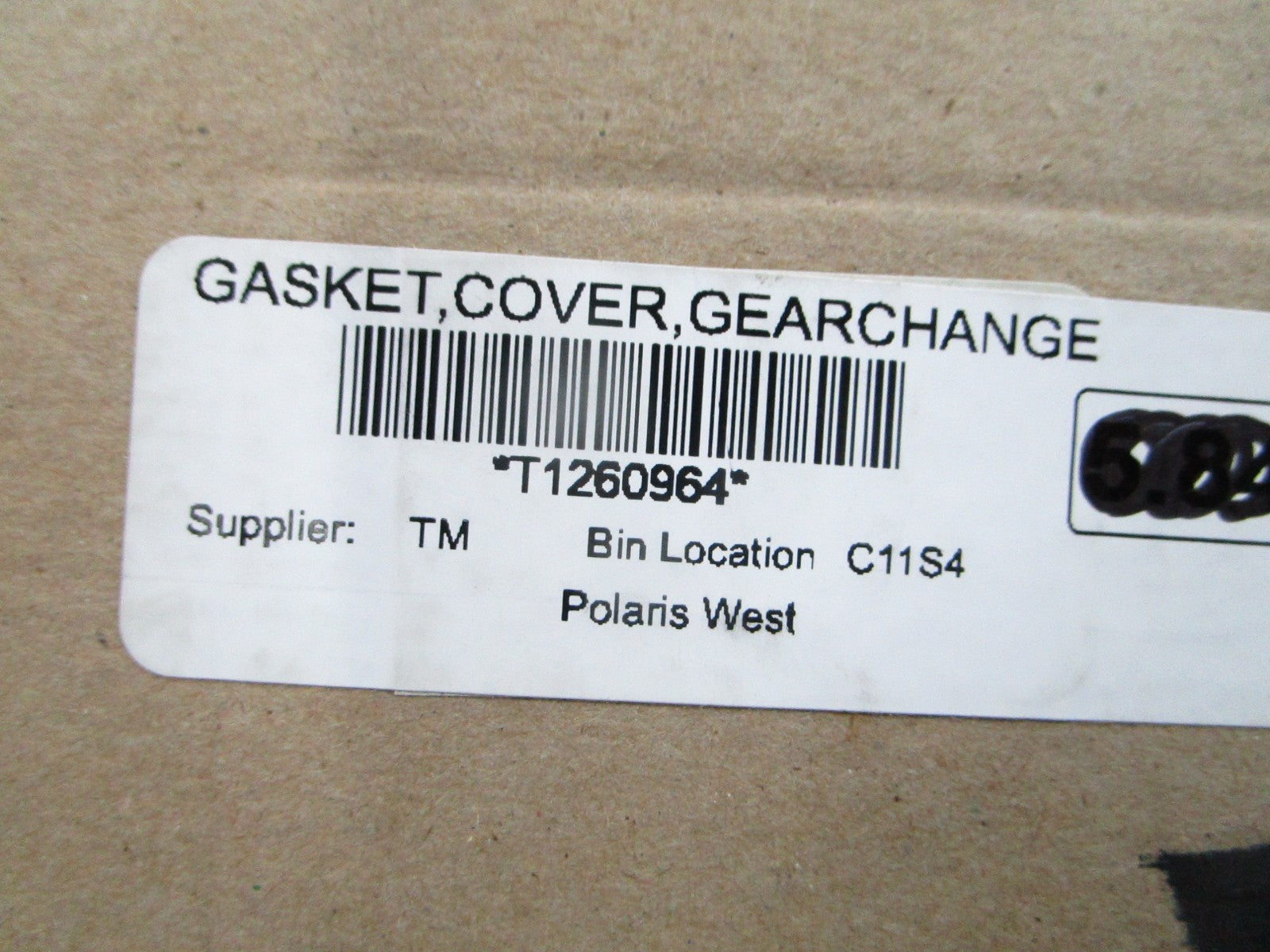 *NEW OEM* 0810 Triumph Gear Change Cover Gasket T1260964