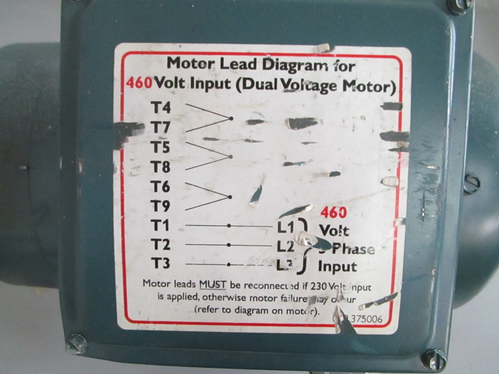 Baldor Super-E VEUHM3546 1HP 1760RPM 3PH 460V TEFC 56C Motor NOS NEW OEM 0820