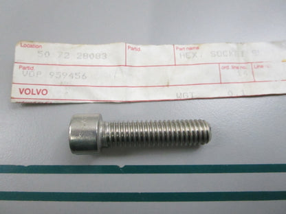 NEW OEM 959456 Volvo Penta Hex Nut Screw 0810