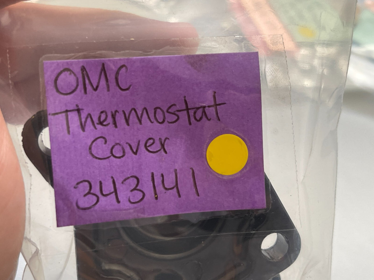 *NEW OEM* 0810 OMC Johnson Evinrude Thermostat Cover 343141 0343141