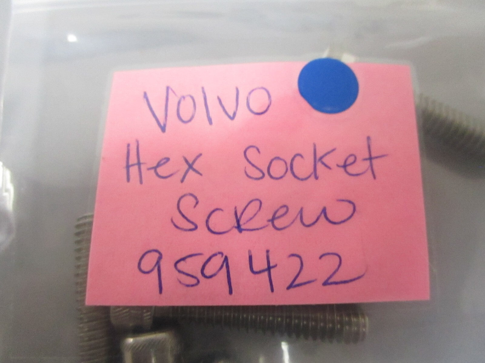 *NEW OEM* (LOT OF 2) 0810 Volvo Penta Hexagon Socket Screw 959422