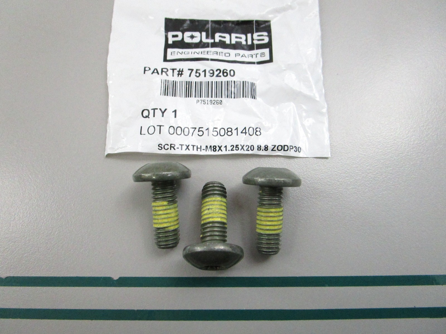 NEW OEM (LOT OF 3) 7519260 Polaris Screw 0810