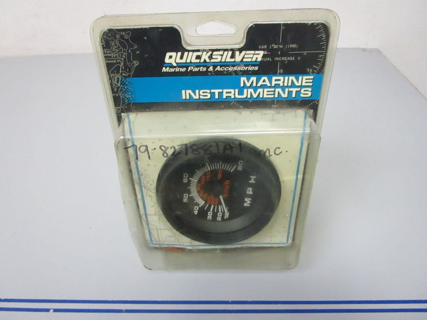 *NEW OEM* 0720 Mercury Quicksilver 80 MPH Speedometer 79-827881A1