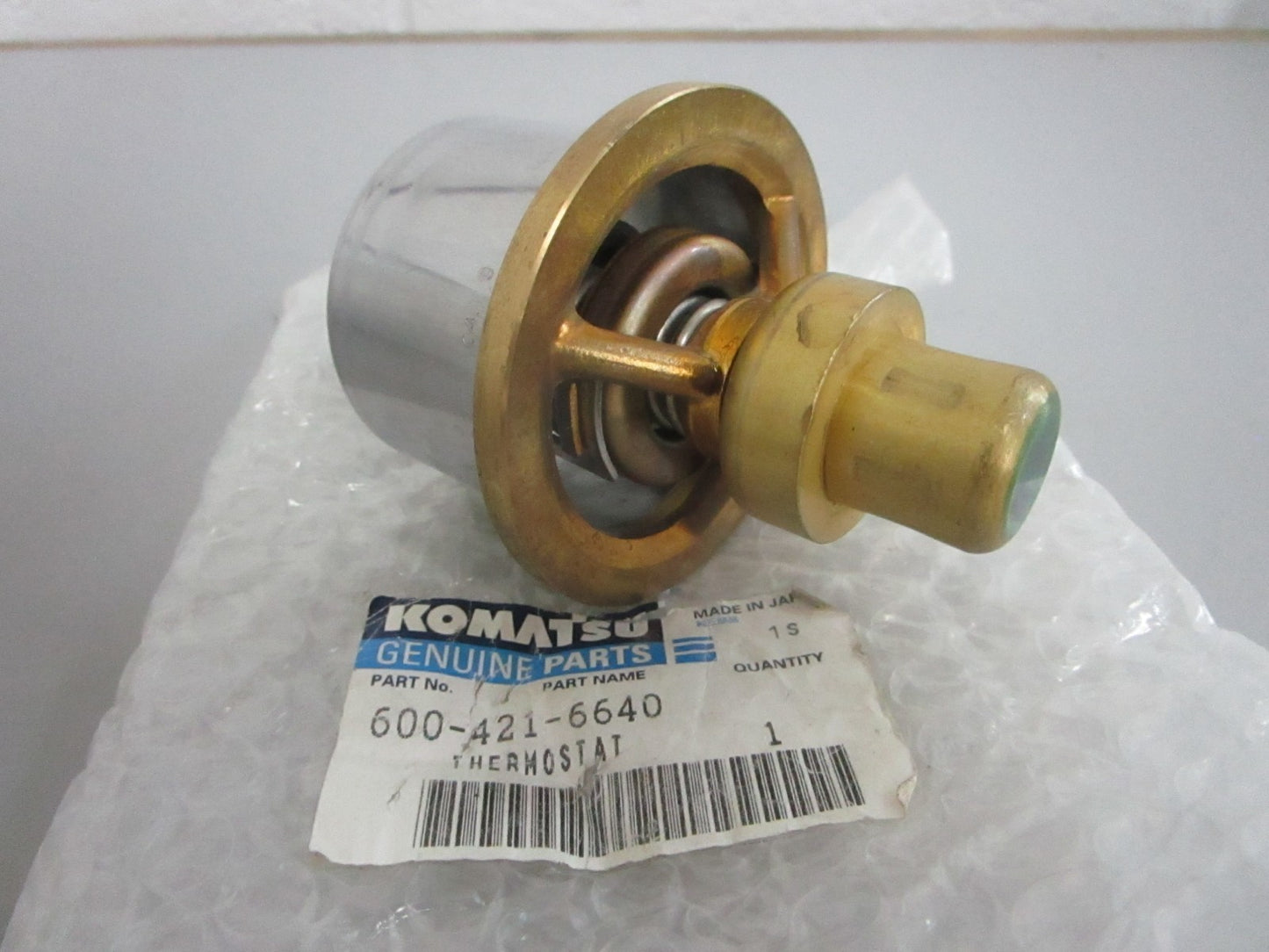 *NEW OEM* 0820 Komatsu Thermostat 600-421-6640
