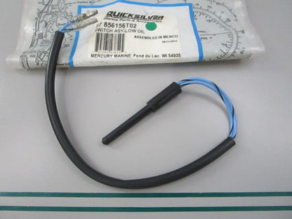 NEW OEM 87-856156T02 Mercury Quicksilver Low Oil Switch Assembly 0810