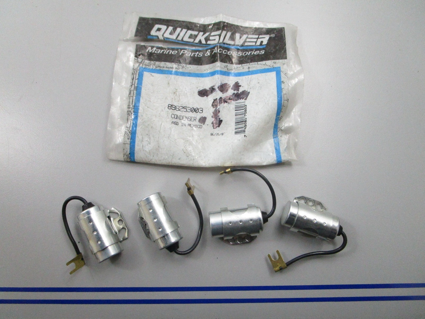 *NEW OEM* (LOT OF 4) 0810 Mercury Quicksilver Condenser 898253003