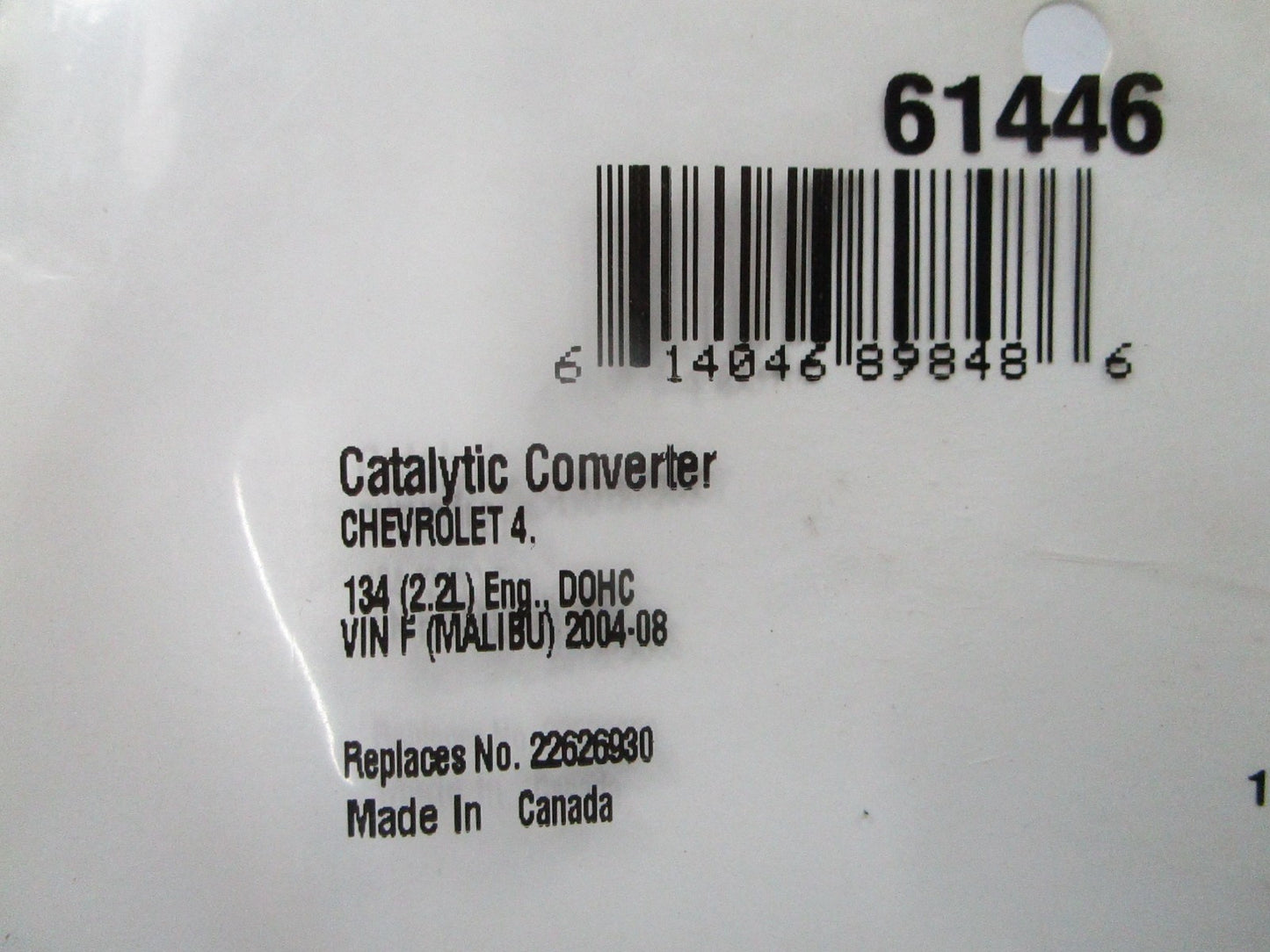 *NEW* 0810 Fel-Pro Gasket 61446