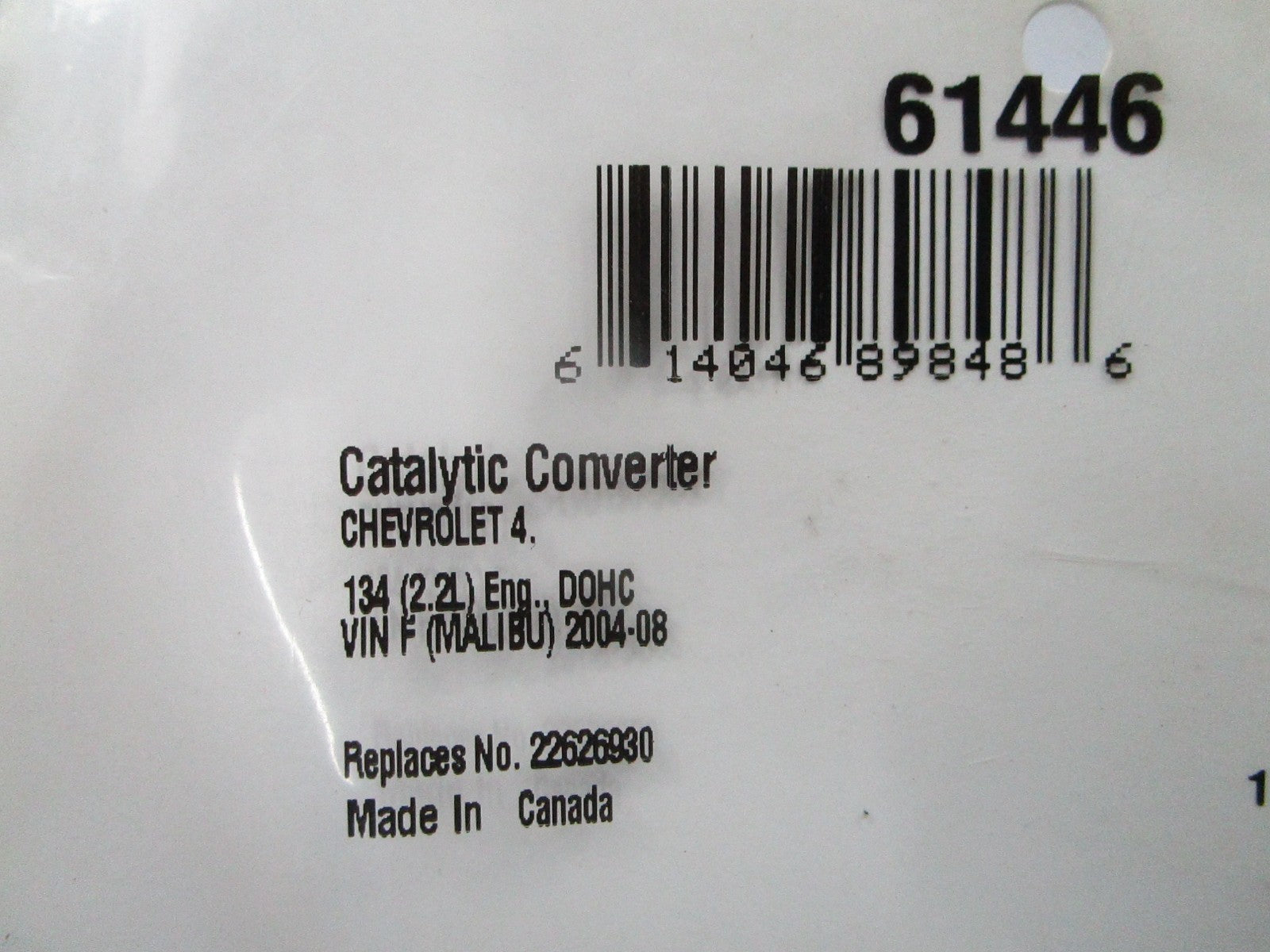 *NEW* 0810 Fel-Pro Gasket 61446