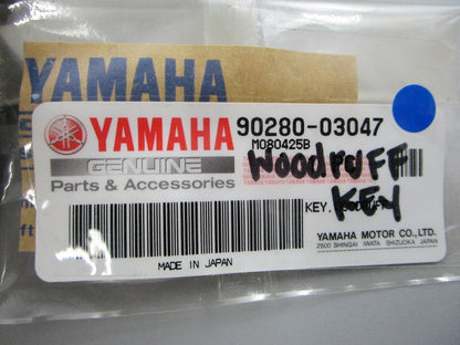 NEW OEM 90280-03047 Yamaha Woodruff Key 0810