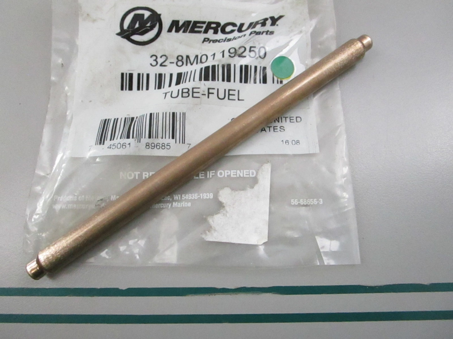 NEW OEM 32-8M0119250 Mercury Quicksilver Fuel Tube 0810
