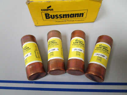 NEW OEM LPJ-15SP Bussman Low-Peak Dual Element Time Delay Fuse (LOT OF 4) 0720