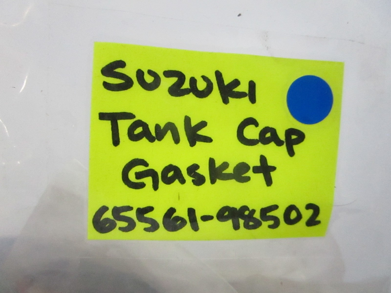 NEW OEM 65561-98502 Suzuki Tank Cap Gasket 0810