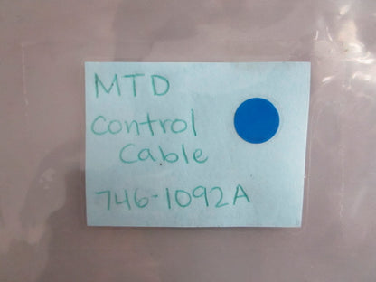 NEW OEM 746-1092A MTD Control Cable 0820