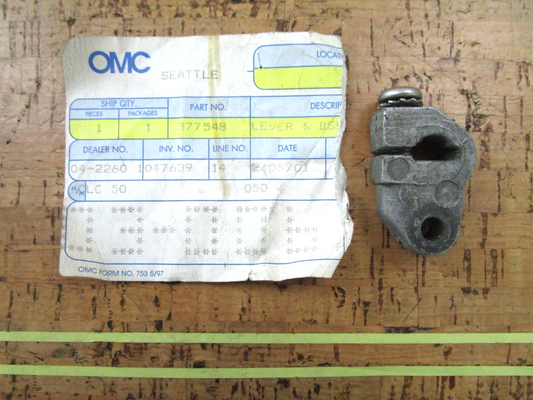 *NEW OEM* 0750 OMC Johnson Evinrude LEVER 377548 0377548