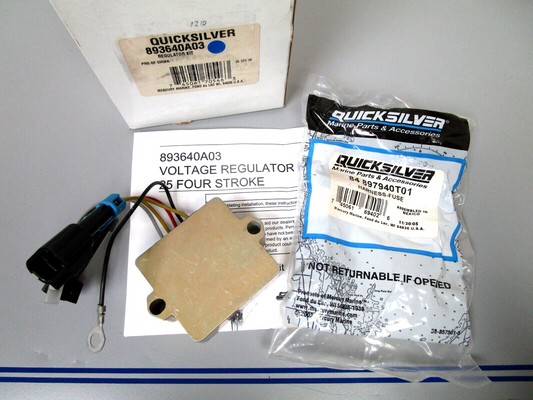 *NEW OEM* 0720 Mercury Quicksilver Regulator Kit 893640A03