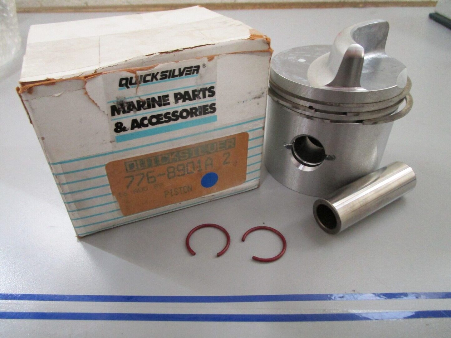 *NEW OEM* 0780 Mercury Quicksilver Piston 776-8901A 2