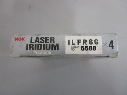NEW OEM (LOT OF 4) ILFR6G NGK Laser Iridium Spark Plug 0820