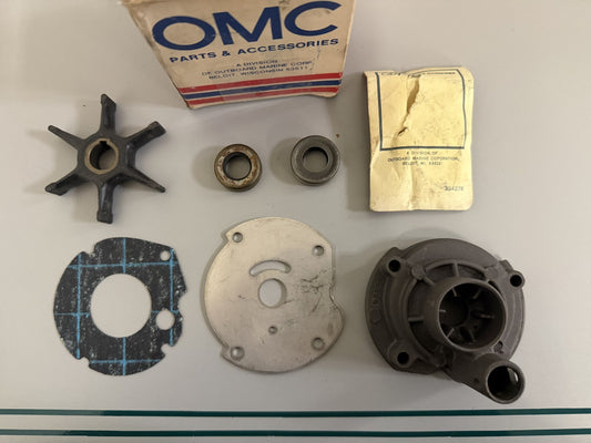 NEW OEM 382296 0382296 OMC Johnson Evinrude Water Pump Kit 0820
