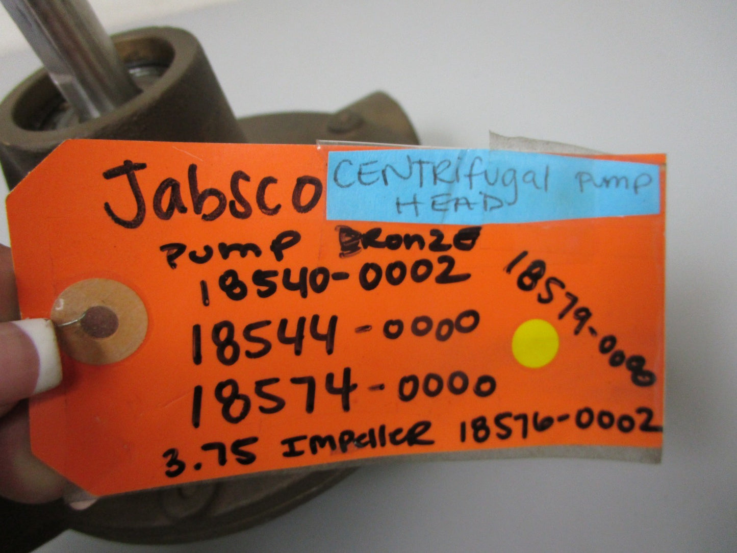 *NEW OEM* 0720 Jabsco 1¼" NPT Bronze Centrifugal Pump Head Assembly 18540-0002