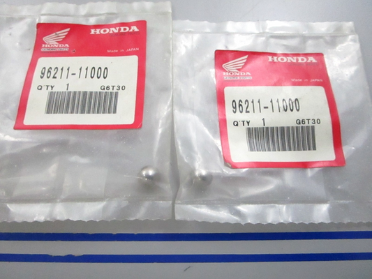 NEW OEM (LOT OF 2) 96211-11000 Honda Steel Ball 0810