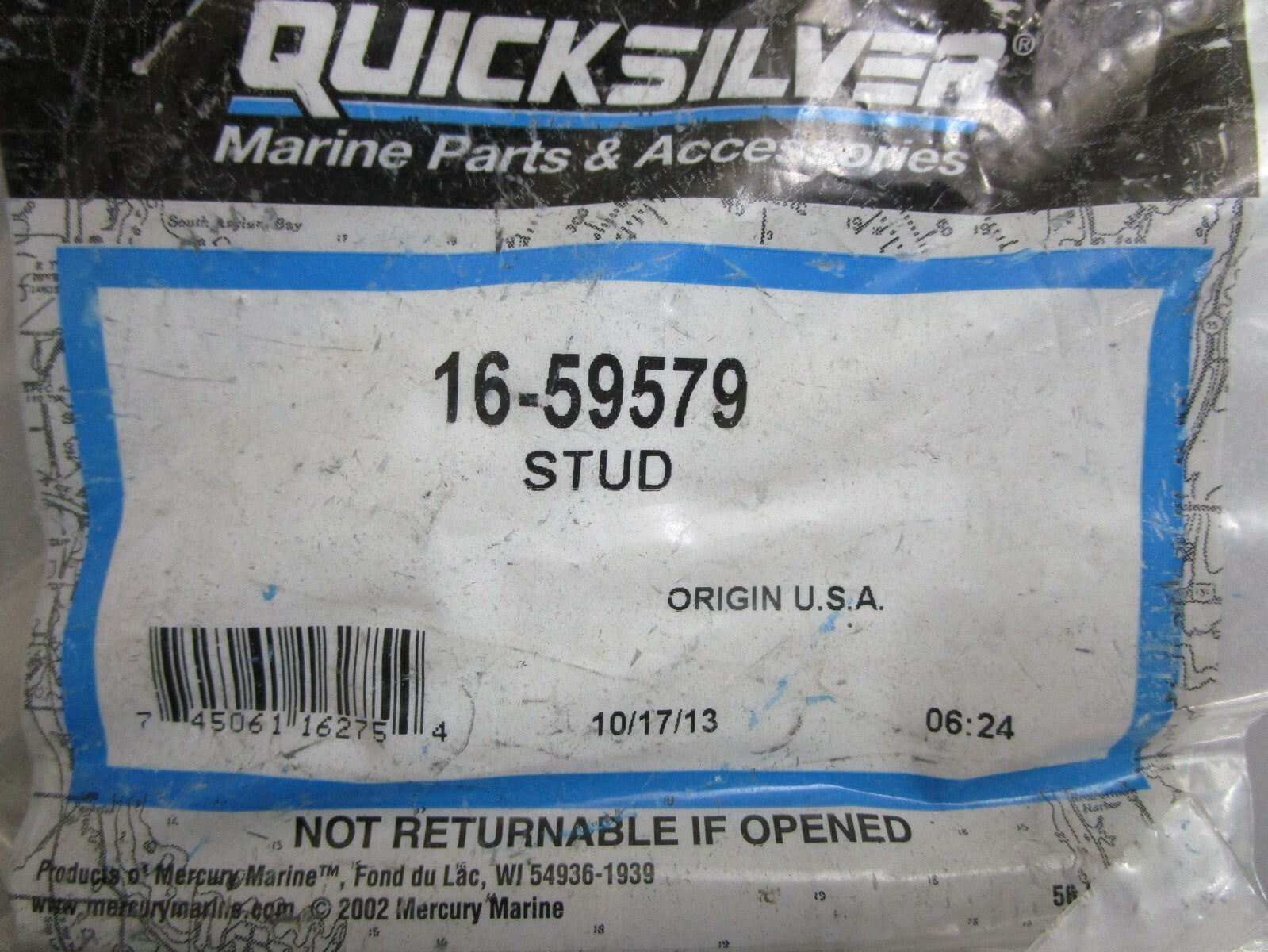 *NEW OEM* 0810 Mercury Quicksilver Stud 16-59579