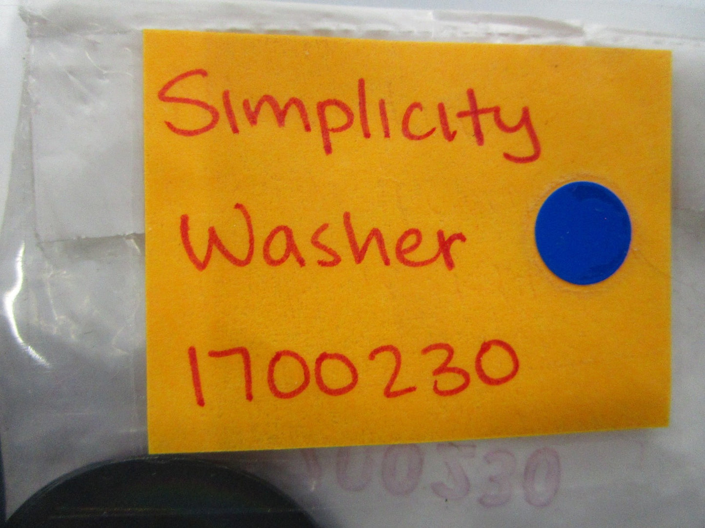 *NEW OEM* 0810 Simplicity Washer 1700230