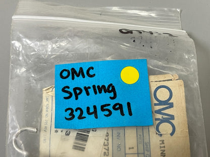 *NEW OEM* 0810 OMC Johnson Evinrude Spring 324591 0324591