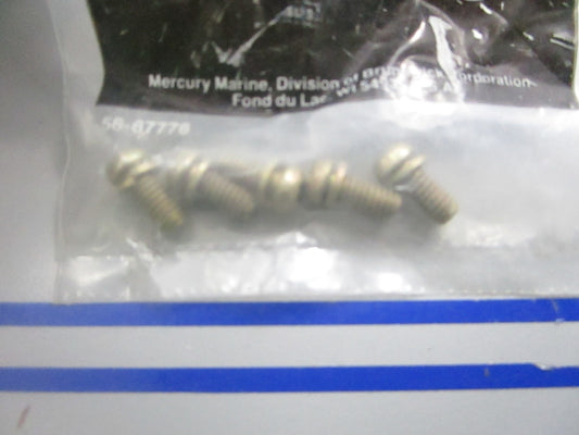 *NEW OEM* (LOT OF 5) 0810 Mercury Quicksilver Screw 10-76497