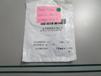 NEW 278002963 Sea-Doo Safety Nut 0810