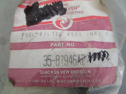 NEW OEM 35-87946A2 Mercury Quicksilver Fuel Filter 0820