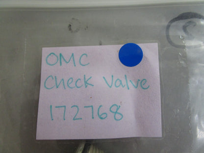*NEW OEM* 0810 OMC Johnson Evinrude Check Valve 172768 0172768