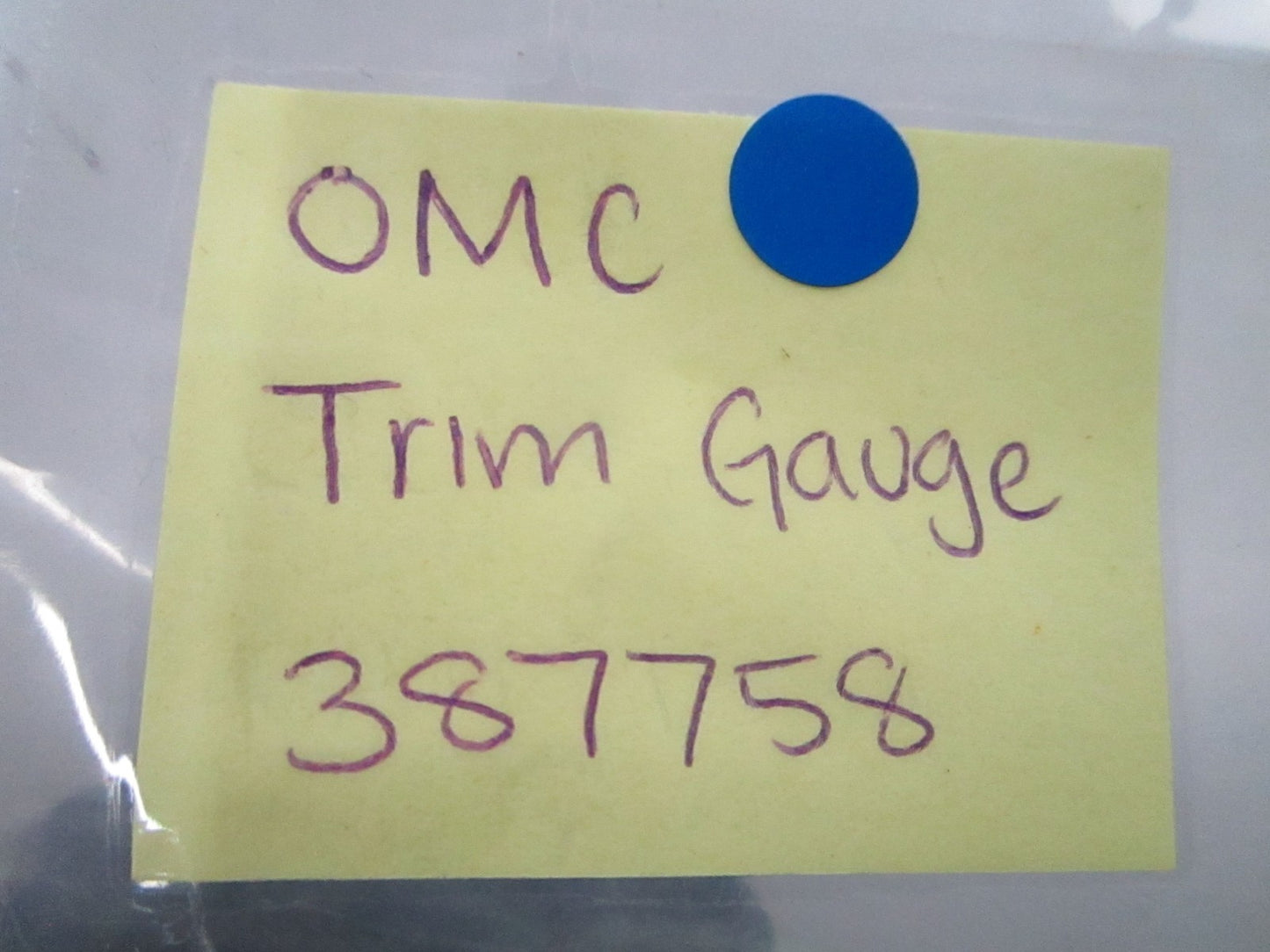 *NEW OEM* 0810 OMC Johnson Evinrude Trim Gauge 387758 0387758